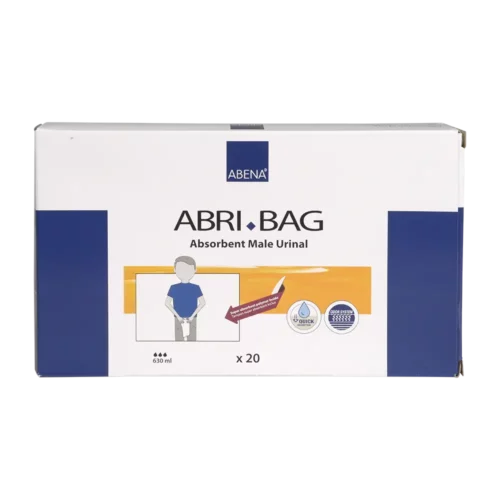 1000010878 Abena Abri-Bag wegwerp urinaal voor mannen met absorberende inlegger