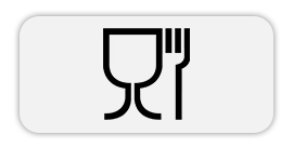 Iconen food- handschoenen foodcontactmaterials