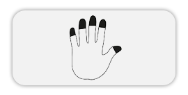 Iconen food- handschoenenHAND