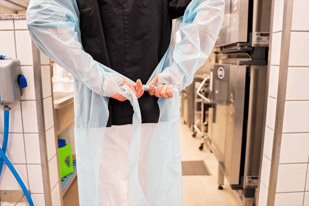 bezoekersjas als beschermende kleding in de voedselverwerking | ABENA