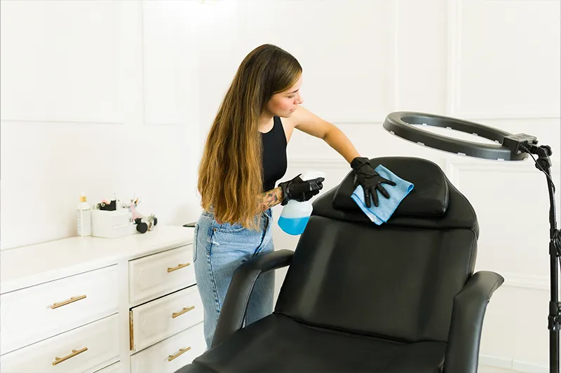 Microvezeldoeken voor schoonmaak in de beauty branche | ABENA